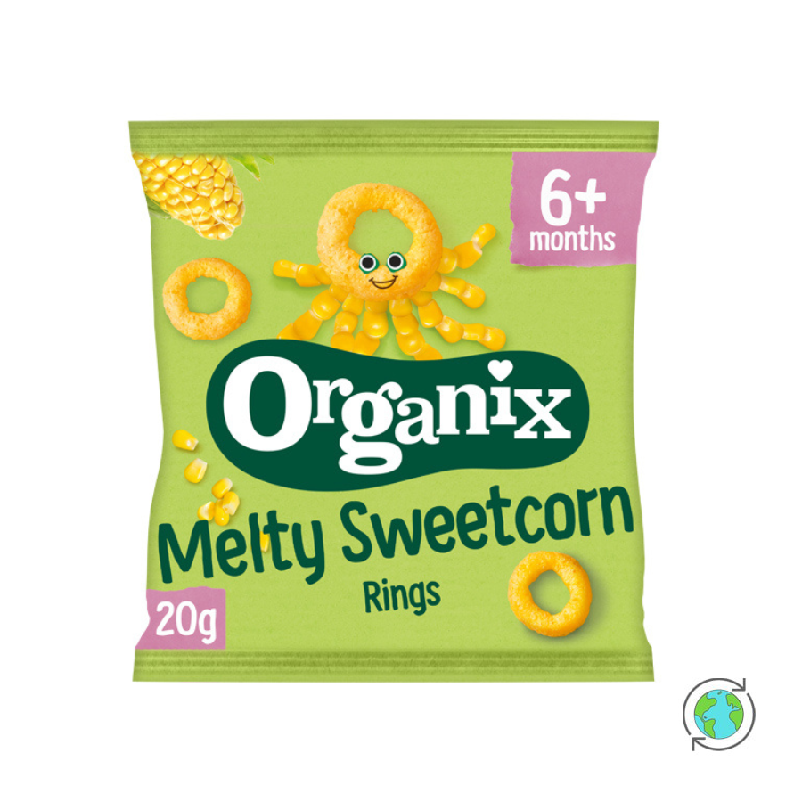 Melty Sweet Corn Rings 20Gr Organix